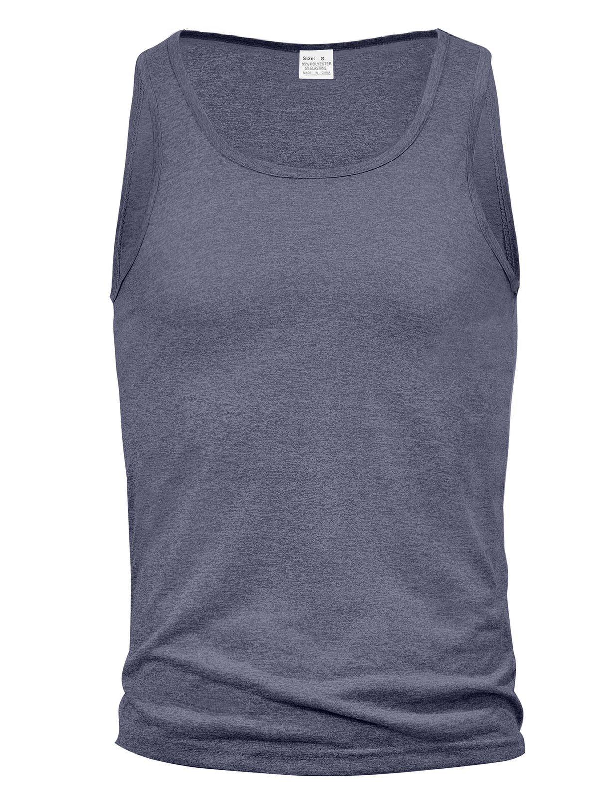 Fitness Style Solid Color Sleeveless Tank Top for Men, Casual Breathable Gym Workout Training Summer Wear