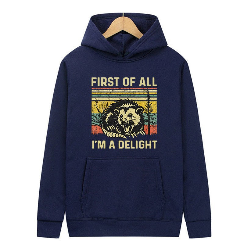 Couples Casual Hoodie with Print Pattern,Streetwear Style