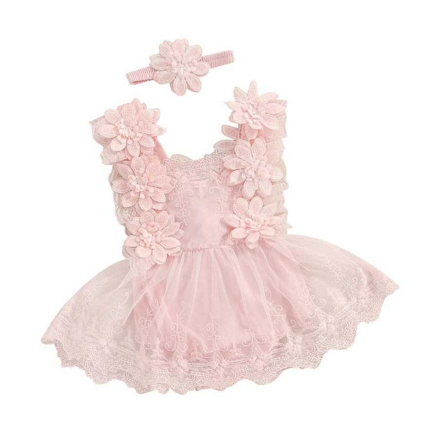 Lace Climbing Clothing for Baby Girls
