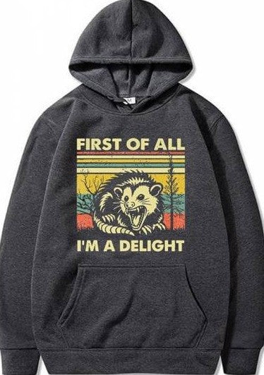 Couples Casual Hoodie with Print Pattern,Streetwear Style