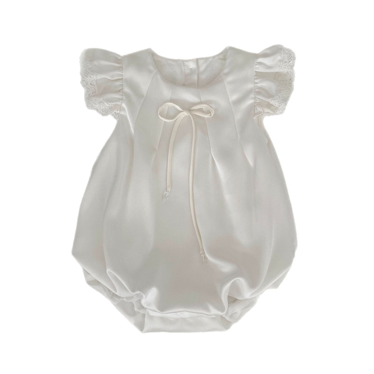 Cute Butterfly Bow Romper with Flutter Sleeves for Girls, Sweet Princess Dress for Baby Shower, Matching Sister Outfits