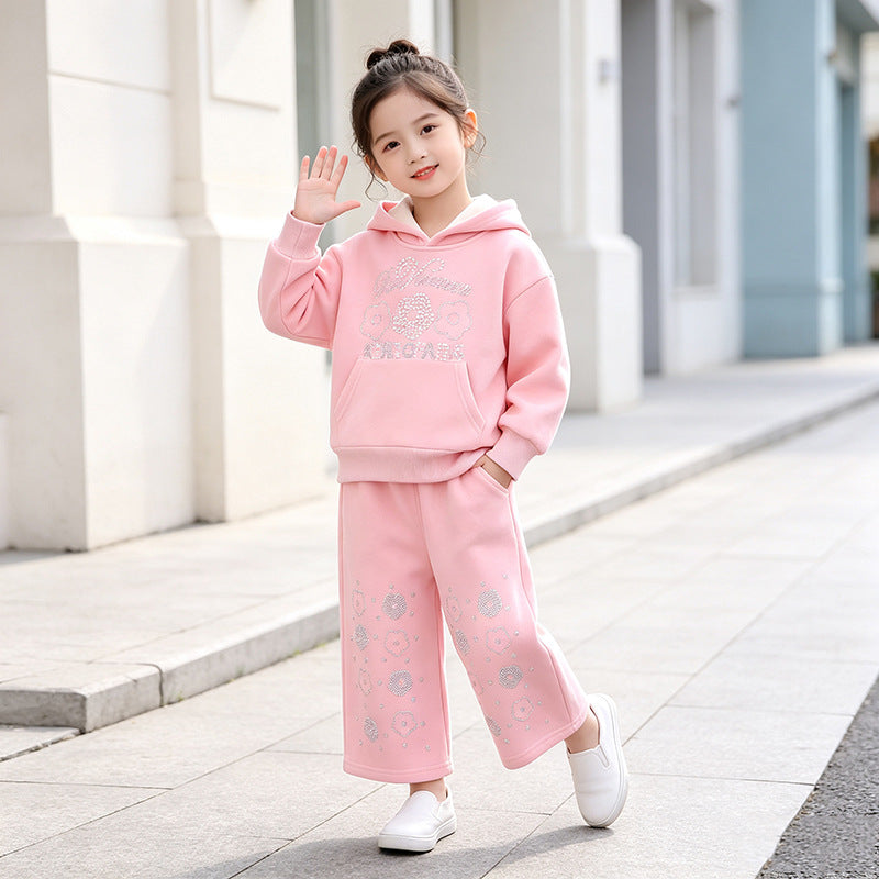 Baby winter casual hooded hoodie baby children's clothing