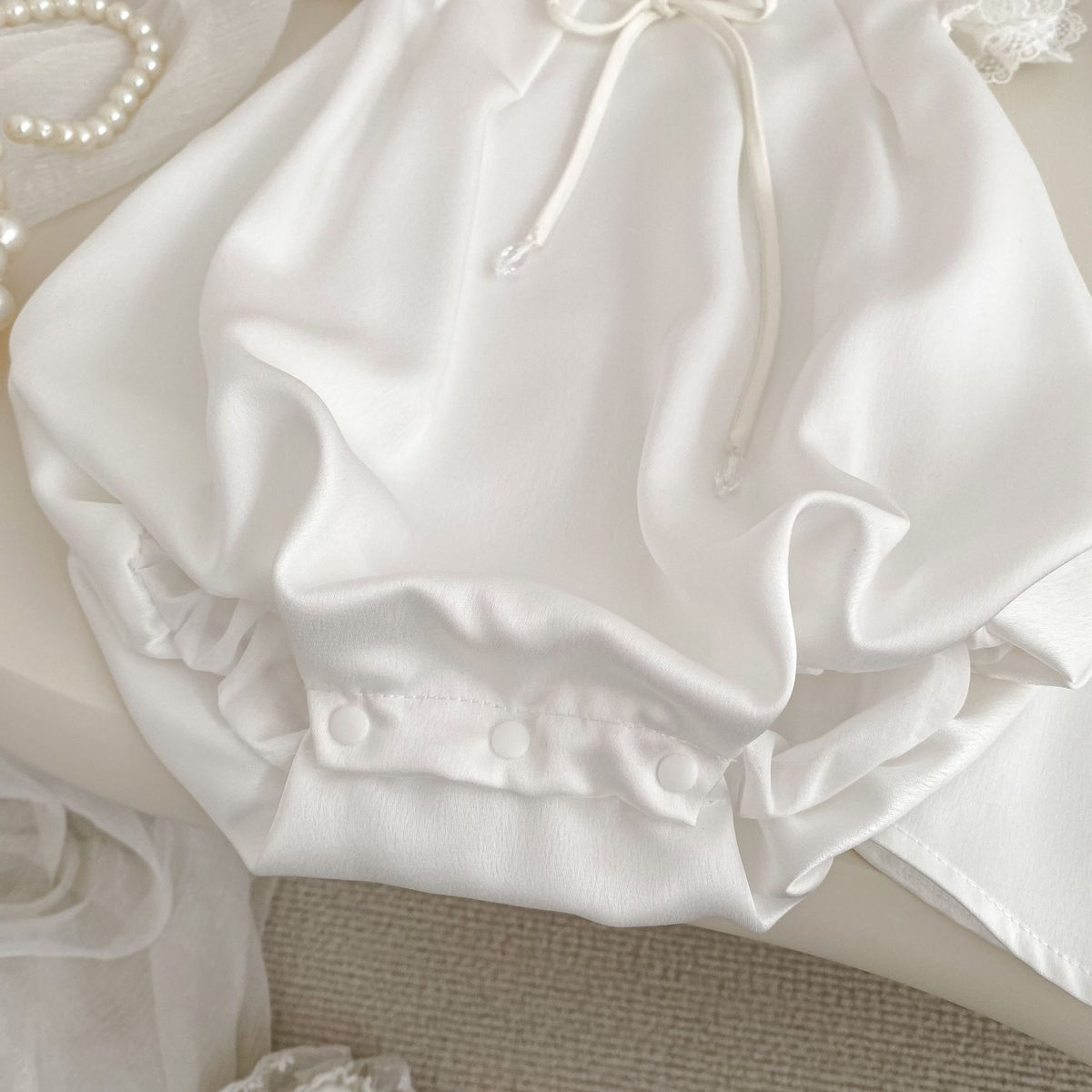 Cute Butterfly Bow Romper with Flutter Sleeves for Girls, Sweet Princess Dress for Baby Shower, Matching Sister Outfits