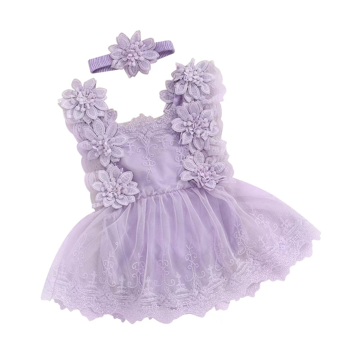 Lace Climbing Clothing for Baby Girls