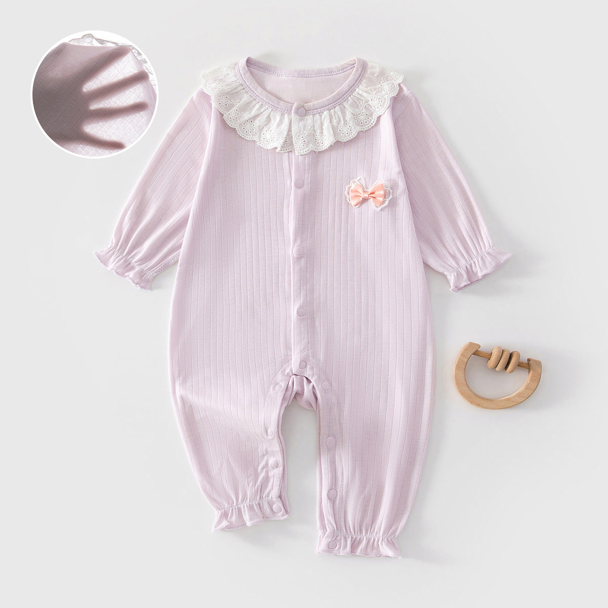 Baby long sleeved air-conditioned clothing summer baby jumpsuit