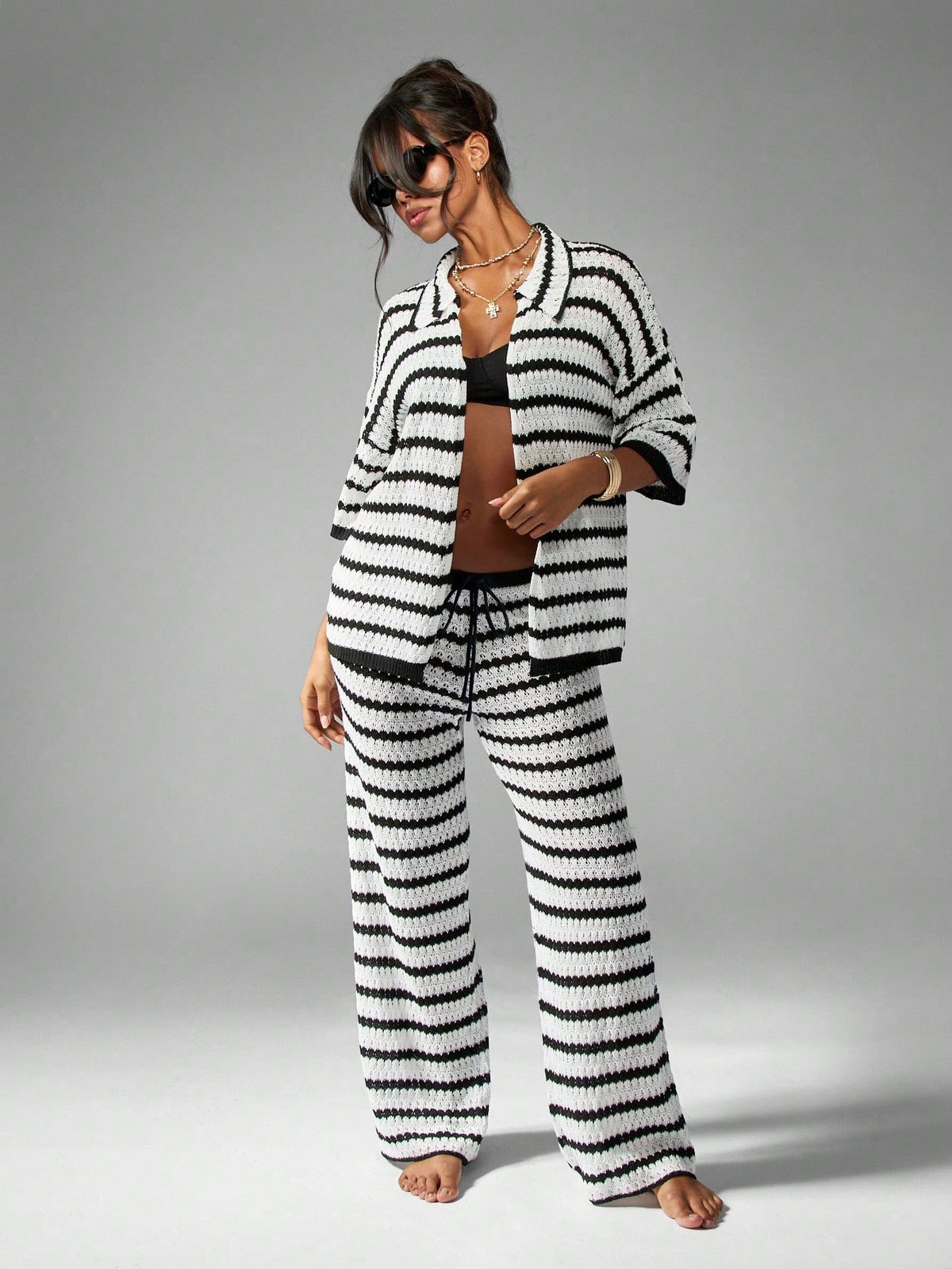 Casual Streetwear Women's Two-piece Set