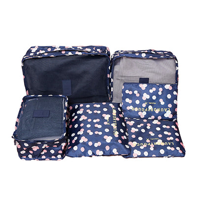 6Pcs/set Packing Cube Travel Bags Portable Large Capacity Clothing Sorting Organizer Luggage Accessories Supplies Product