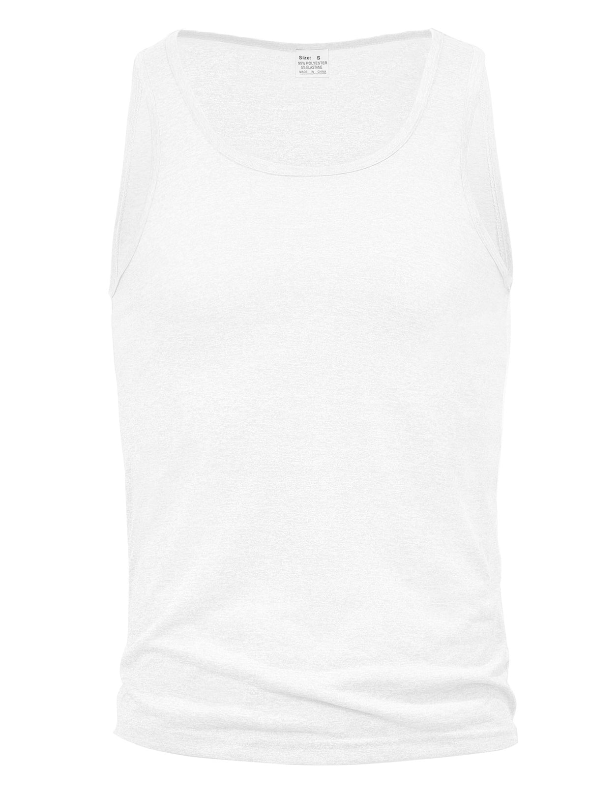 Fitness Style Solid Color Sleeveless Tank Top for Men, Casual Breathable Gym Workout Training Summer Wear